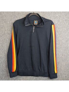 Aldi Capsule Collection Pullover Quarter 1/4 Zip Blue Unisex Men Women S Small